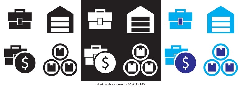 B2C vector  Icons . customer, selling, product delivery icon. Vector illustration