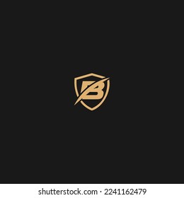B3 shield letter logo design vector illustration template, B3 letter logo vector, B3 logo vector, creative 