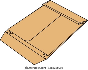 Papel de diseño de sobre en formato B4