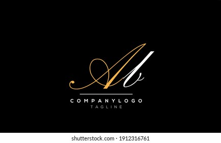 
BA AB Letter Logo Design Template Vector