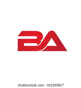 BA company linked letter logo