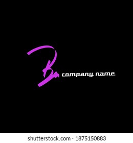 Ba handwritten logo for identity