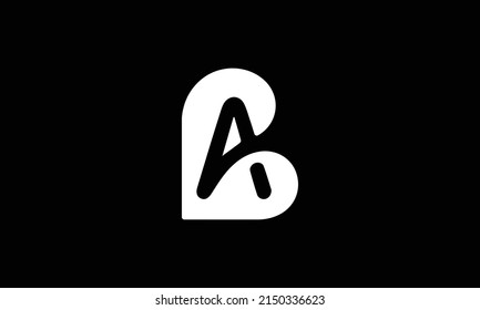 BA letter business logo, BA initial logo vector