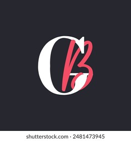 BA Letter Logo Concept. Creative Minimal Monogram B and A Logo Template. Universal Premium Logotype