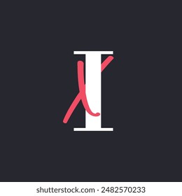 BA Letter Logo Concept. Creative Minimal Monogram B and A Logo Template. Universal Premium Logotype