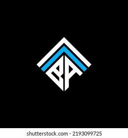 Logotipo de letra BA diseño creativo con gráfico vectorial, logotipo BA simple y moderno.