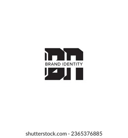  Diseño creativo del logotipo de letra B con gráfico vectorial, logotipo Ba simple y moderno.