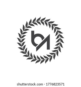 Logo de BA Diseño Icono creativo Logo de letras modernas Vector Logotipo