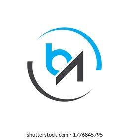 BA Letter Logo Design Creative Icon Modern Letters Vector Logo