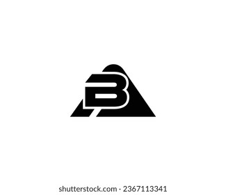 BA Letter Logo Design element