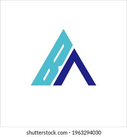 "BA" letter logo design for your brand and company name