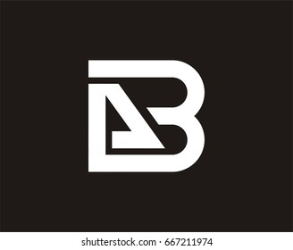BA letter logo template