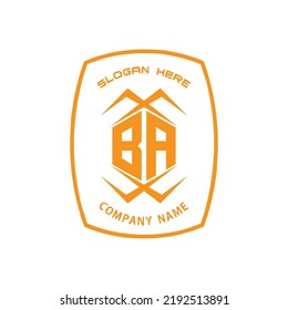 BA lettering, perfect for company logos, offices, campuses, schools, religious education
