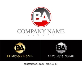 BA logo design