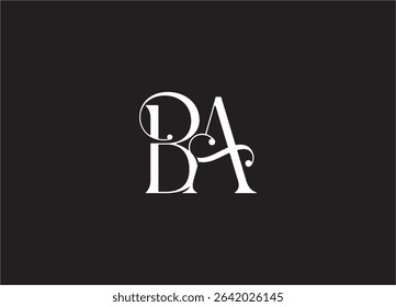 BA Logo Design Creative and Modern Logo Design