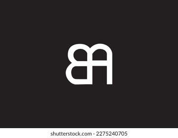 BA Logo Design Template Vector Branding Logo Design 