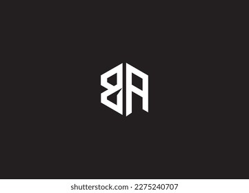 BA Logo Design Template Vector Branding Logo Design 