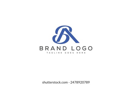 BA logo design vector template design for brand