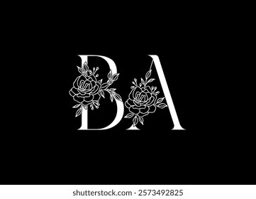 BA logo desing and monogram logo
