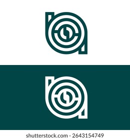 BA monogram comapny emblem vector element