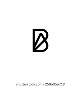 BA monogram initials logo concept in high quality professional design that will print well on all print media.