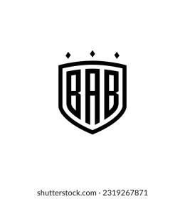 BA Monogram Logo Design Idea