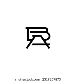 BA Monogram Logo Design Idea