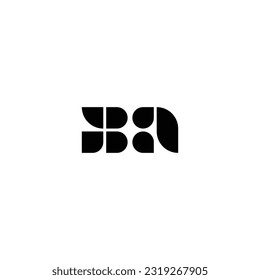 BA Monogram Logo Design Idea