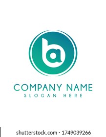 A B&A monogram/initial round logo