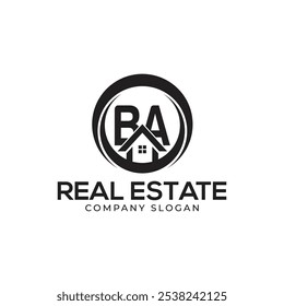 BA Real Estate Logo template