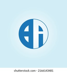 BA unique creative logo Design