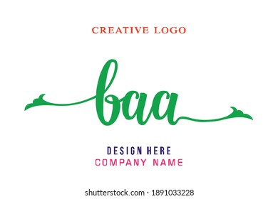 BAA lettering logo is simple, easy to understand and authoritative