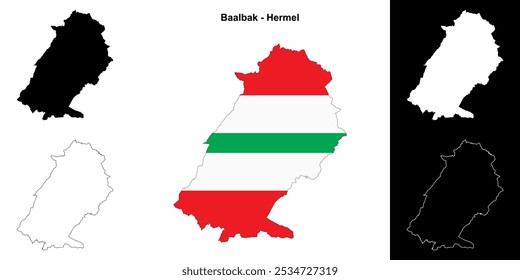 Baalbak - Hermel Governorate Gliederungsplan Set