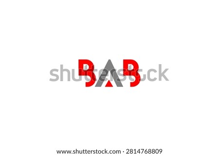 BAB symmetrical audio insignia for podcast streaming and premium acoustic equipment