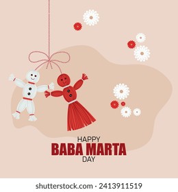 Baba Marta is a Bulgarian tradition celebrating the arrival of spring.