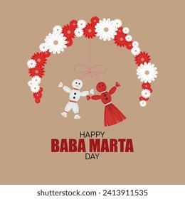 Baba Marta is a Bulgarian tradition celebrating the arrival of spring.