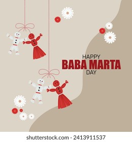 Baba Marta is a Bulgarian tradition celebrating the arrival of spring.