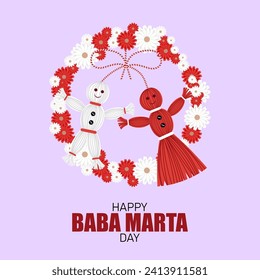 Baba Marta is a Bulgarian tradition celebrating the arrival of spring.