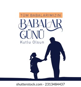 Tüm babalarımızın babalar günü kutlu olsun.
Translation:Happy father's day to all fathers.