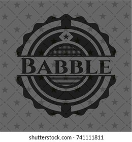 Babble black emblem