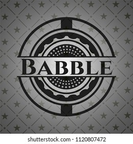 Babble black emblem. Vintage.