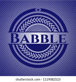 Babble with denim texture