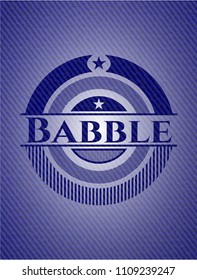  Babble emblem with jean high quality background