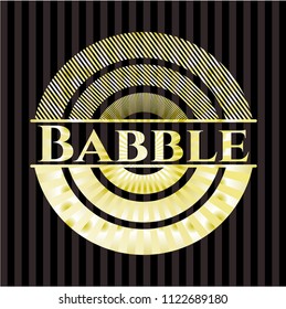 Babble gold emblem