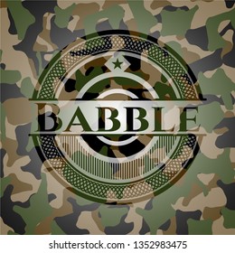 Babble on camo texture