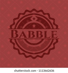 Babble red emblem