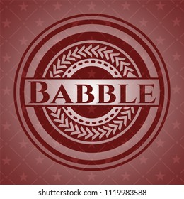 Babble red emblem