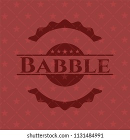 Babble red emblem