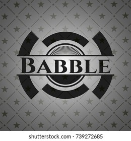 Babble retro style black emblem