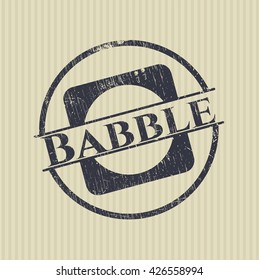 Babble rubber seal